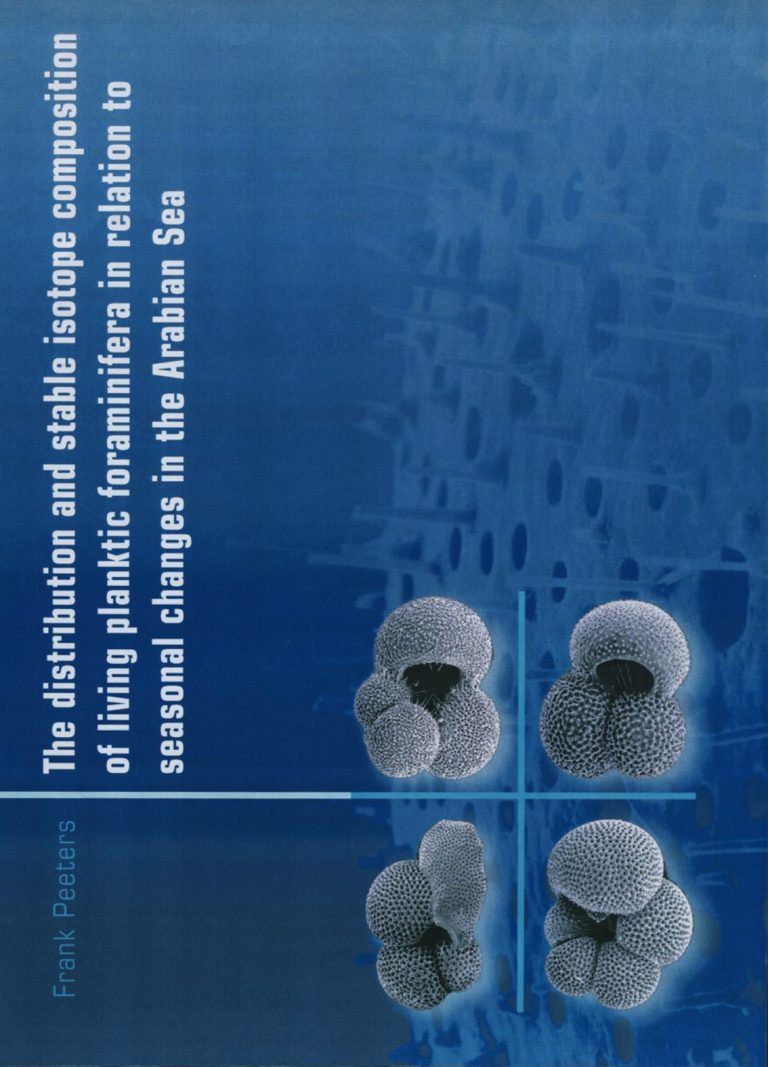 ontwerp en illustratie omslag Foraminifera
